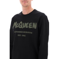 mcqueen graffiti sweatshirt