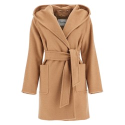 'rialto' hooded midi coat