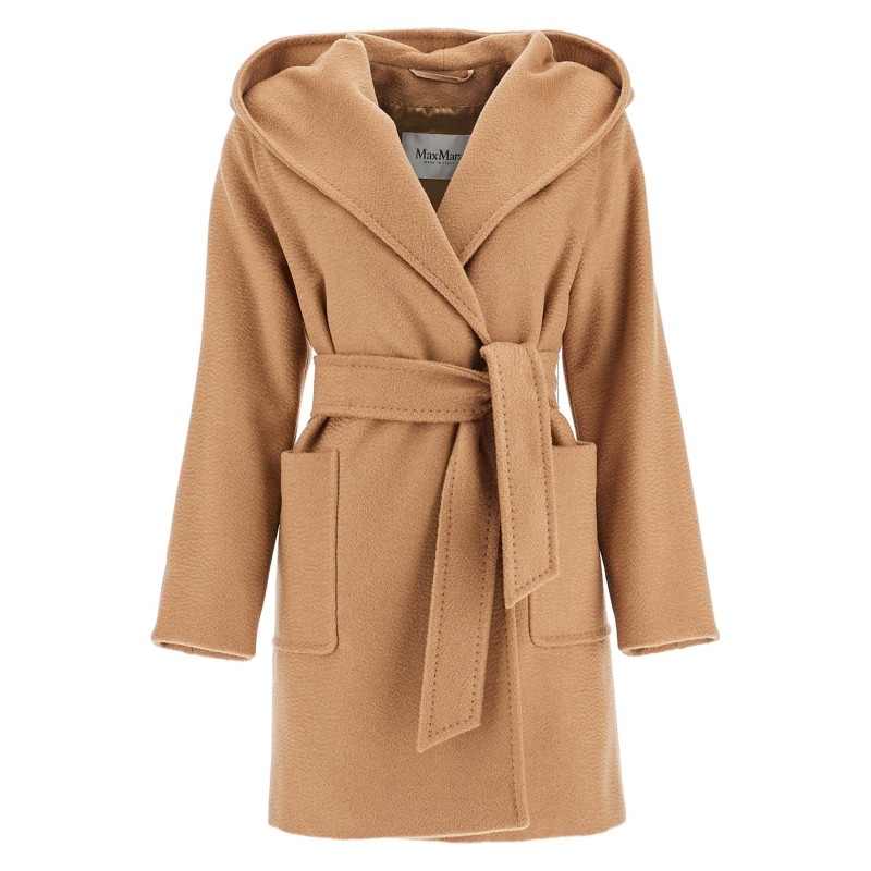 'rialto' hooded midi coat