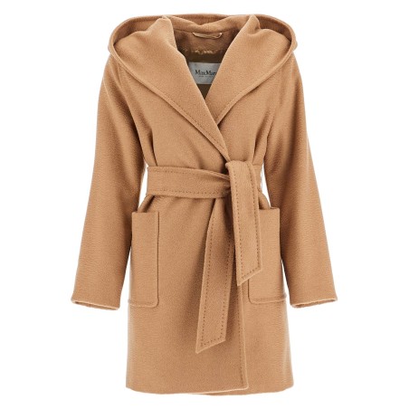 'rialto' hooded midi coat