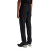 high-waisted black nylon women's pants