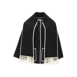 embroidered scarf jacket