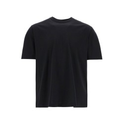 black logo cotton t-shirt