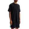 black logo cotton t-shirt