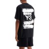 black logo cotton t-shirt