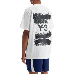 white cotton t-shirt with "uniform of the streets" print