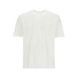 white cotton t-shirt with wide neckline