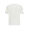 white cotton t-shirt with wide neckline