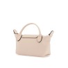 beige calfskin le pliage xtra pouch with adjustable shoulder strap