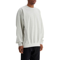 light grey soft cotton and polyester sweatshirt