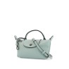 green verbena leather pochette le pliage xtra with shoulder strap