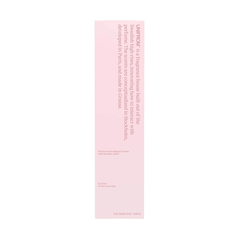 pink bamboo incense 15 long-lasting sticks for aromatherapy