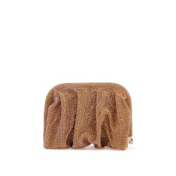 la petite handbag in gold strass mesh from the venus collection