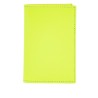 compact wallet in fluorescent yellow goat leather