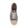 elegant gray calfskin men's sneakers