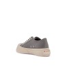 elegant gray calfskin men's sneakers