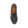 black calf leather derby shoes with glossy finish