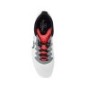 sneaker in white polyurethane with high breathability and hook-and-loop closure