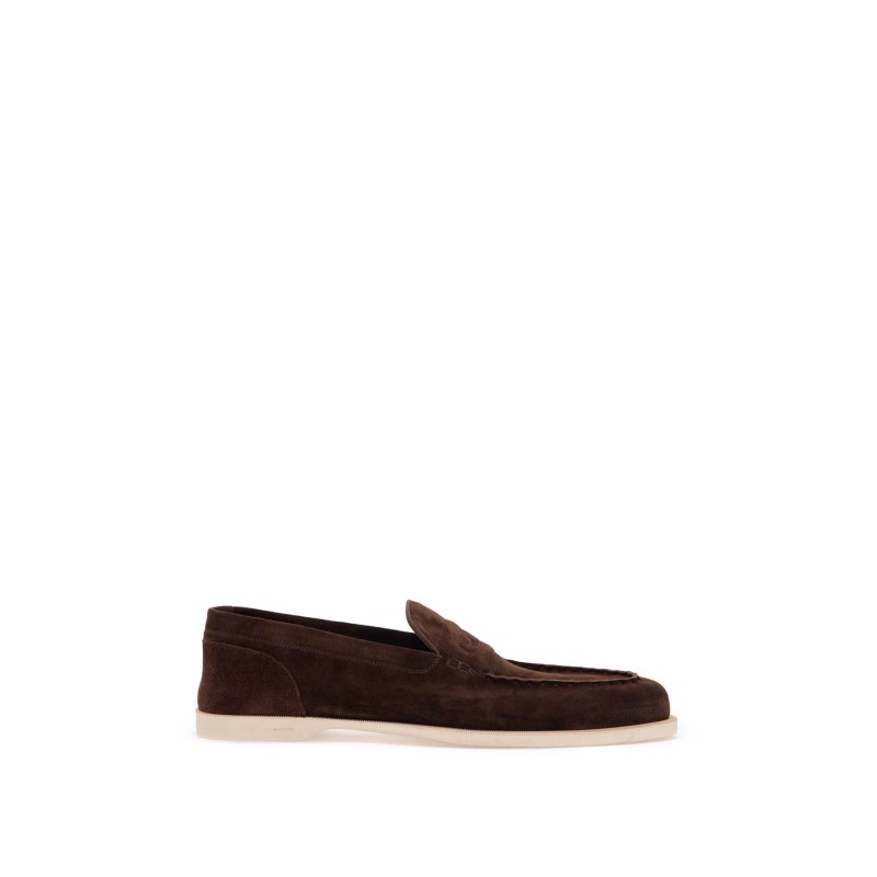 dark brown suede casual shoes with velcro closure