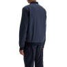 bomber in poliestere blu scuro con gore windstopper impermeabile