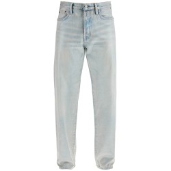 light blue straight cotton jeans model 1996