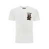 white cotton t-shirt with bear print