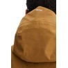 light brown waterproof short jacket in polyester with hood