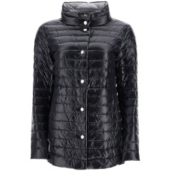 reversible a-shape down jacket black and gray