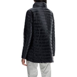 reversible a-shape down jacket black and gray