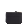 large black bow wallet in calfskin zip unisex