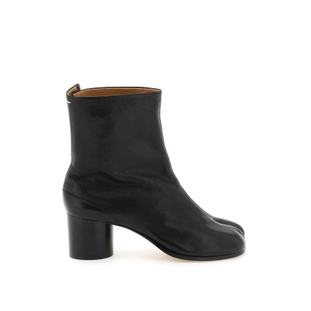 leather tabi ankle boots