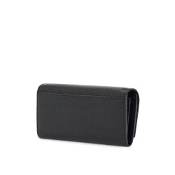 black calfskin chain wallet with rwb detail