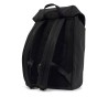 black nylon laptop backpack