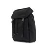 black nylon laptop backpack