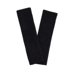 slim fit charcoal melange rws wool fingerless gloves