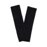 slim fit charcoal melange rws wool fingerless gloves