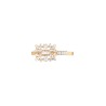 hair clip with decorative stones light gold