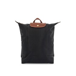 le pliage original black backpack with adjustable straps