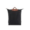 le pliage original black backpack with adjustable straps