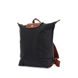 le pliage original black backpack with adjustable straps