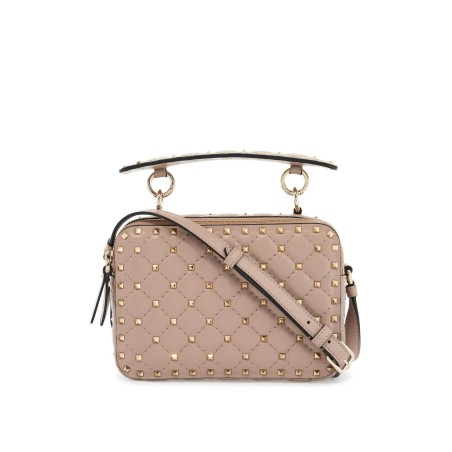 quilted poudré shoulder bag with golden studs