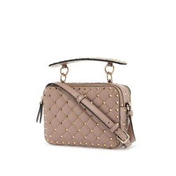 quilted poudré shoulder bag with golden studs