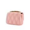 borsa a spalla small rock-chic rosa geranio in pelle