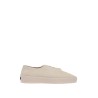 minimalist suede sneakers 101 bone