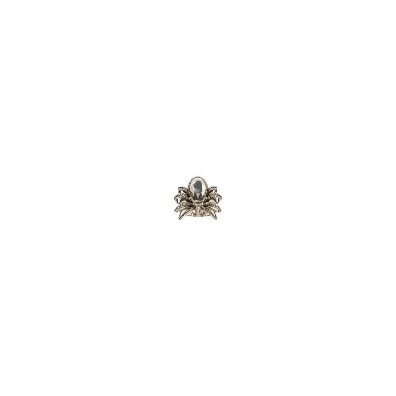 antique silver spider ring in