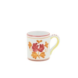 TAZZA BLOSSOM MUG HAND PAINTED