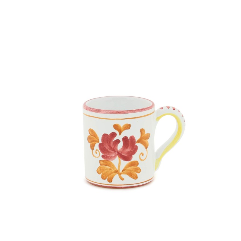 TAZZA BLOSSOM MUG HAND PAINTED