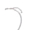 tennis necklace with bow and silver zirconia spring summer