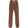 relaxed fit fleece joggers for