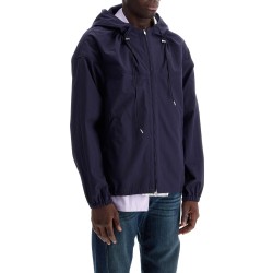 cotton hooded blouson